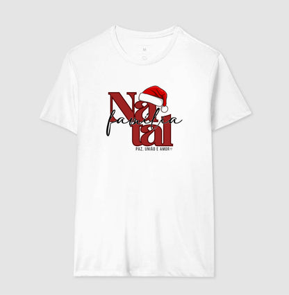 Camiseta Natal Paz, união e amor