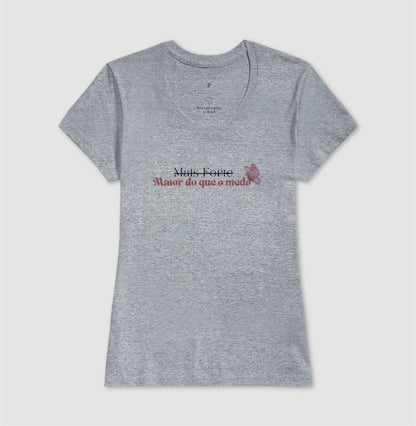 Camiseta Personalizada - Maior do que o Medo