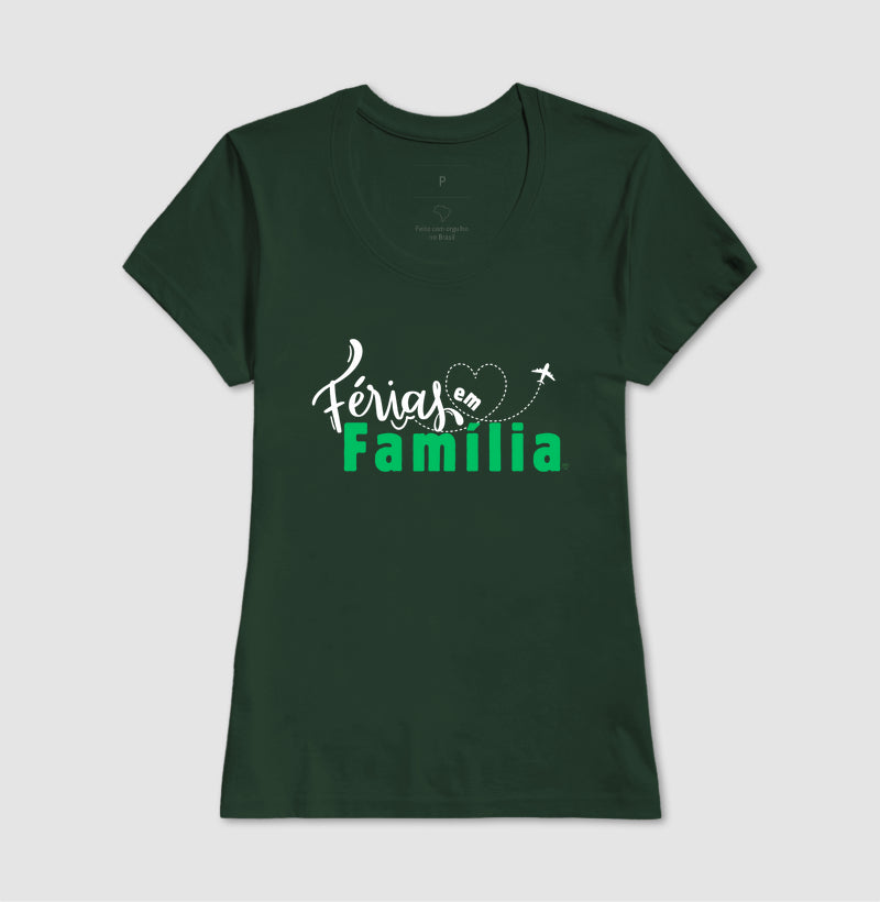 Camiseta Férias em Família