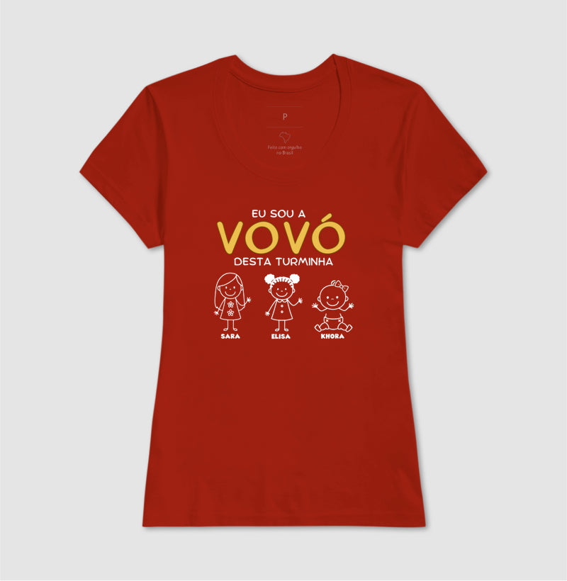 Camiseta Personalizada Eu sou Vovó/ Vovô  Desta turminha