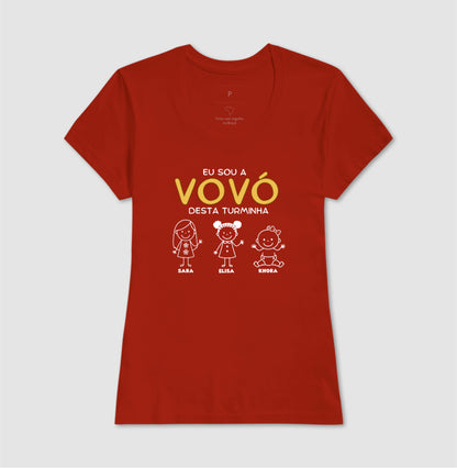 Camiseta Personalizada Eu sou Vovó/ Vovô  Desta turminha