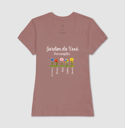 Camiseta Personalizada Jardim da Vovó Cultivando o amor