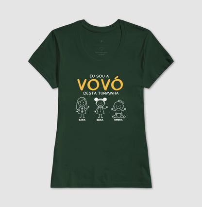 Camiseta Personalizada Eu sou Vovó/ Vovô  Desta turminha