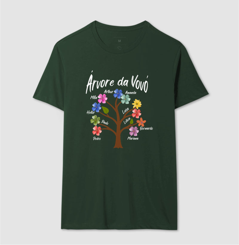 Camiseta Personalizada Árvore da Vovó