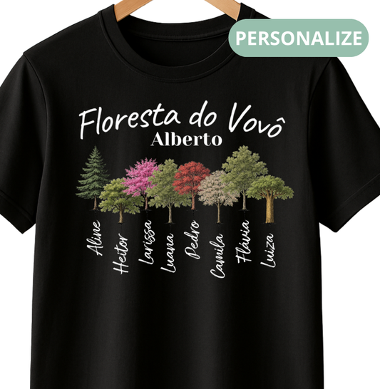 Camiseta Personalizada Floresta do Vovô