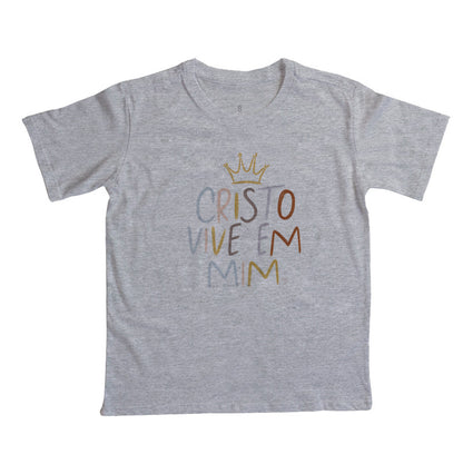 Camiseta Infantil Cristo Vive em mim