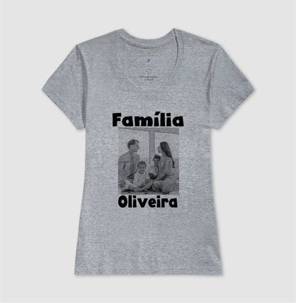 Camiseta Família - Foto Retrato