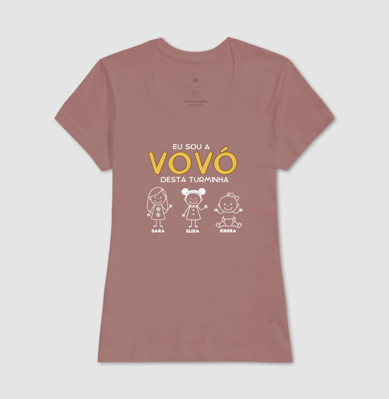 Camiseta Personalizada Eu sou Vovó/ Vovô  Desta turminha