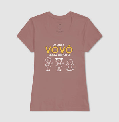 Camiseta Personalizada Eu sou Vovó/ Vovô  Desta turminha