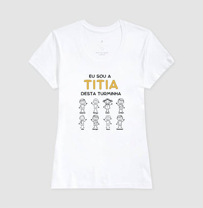 Camiseta Personalizada Eu sou o Titio/Titia desta turminha
