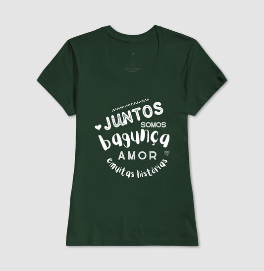 Camiseta - Família Juntos somos Bagunça