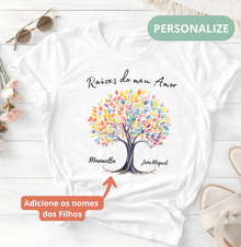 Camiseta Personalizada Raízes do meu Amor Mãe