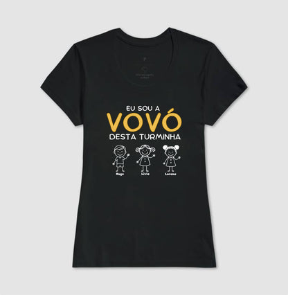 Camiseta Personalizada Eu sou a Vovó desta turminha