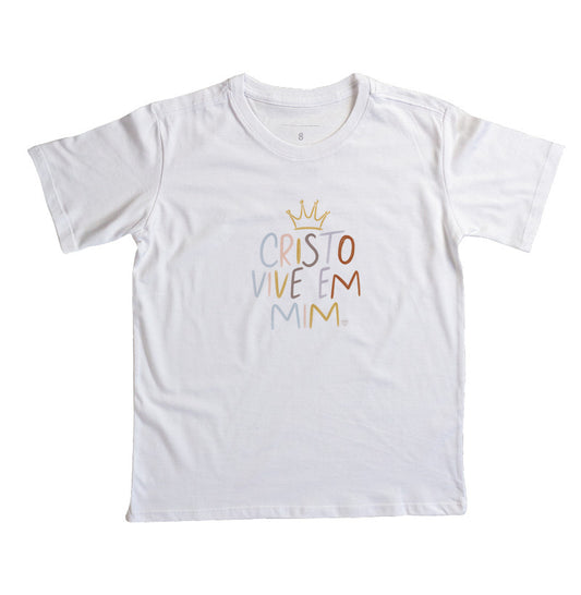 Camiseta Infantil - Cristo Vive em mim
