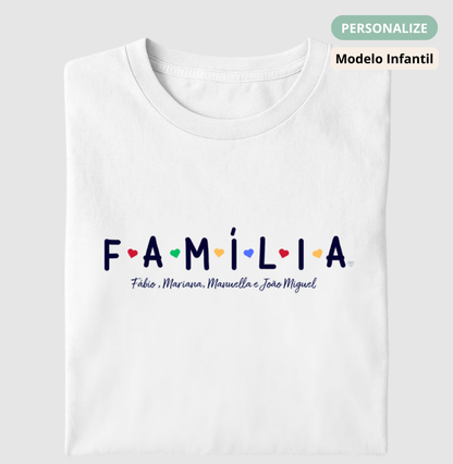 Camiseta Infantil - Família Divertida