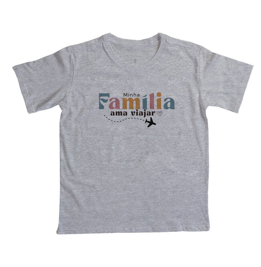 Camiseta Família Ama Viajar