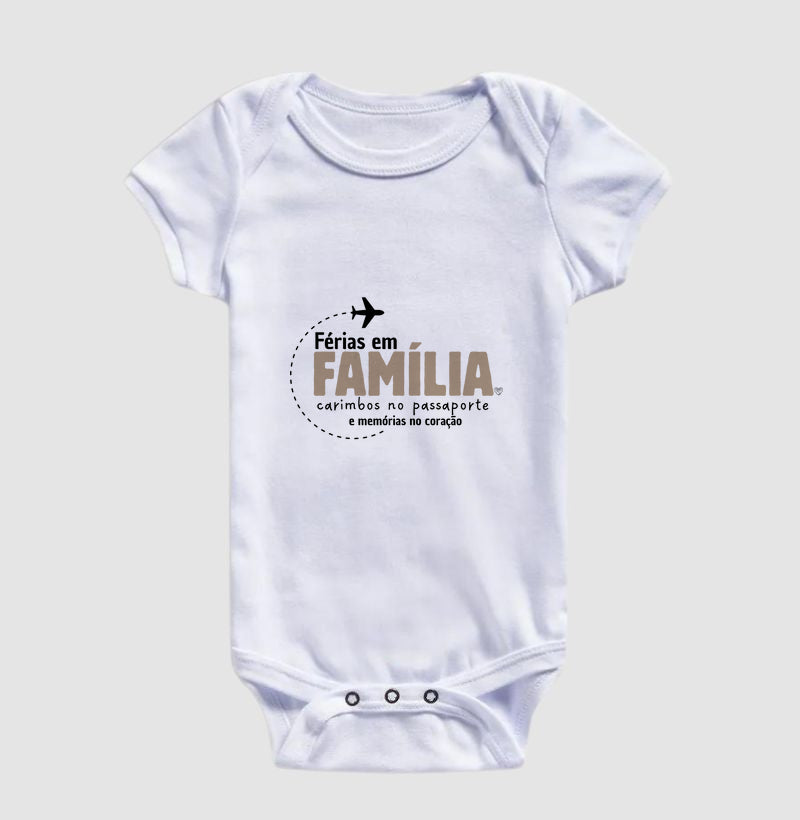Body Infantil Férias em Família