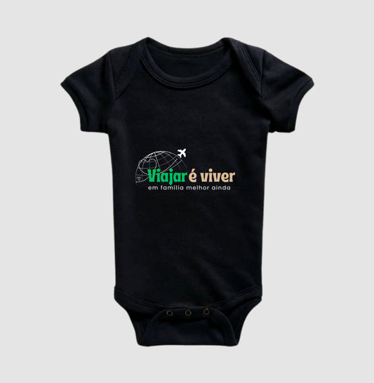 Body Infantil  Viajar é Viver
