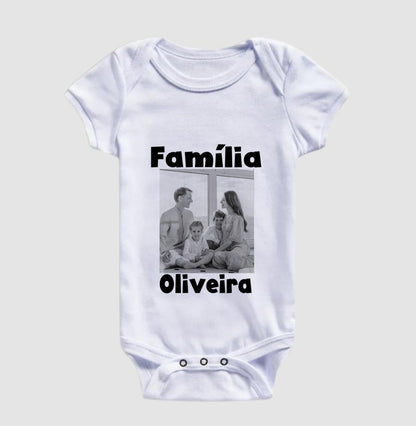 Body Infantil  Família - Foto Retrato