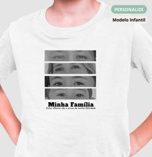 Camiseta Personalizada Infantil - Olhares
