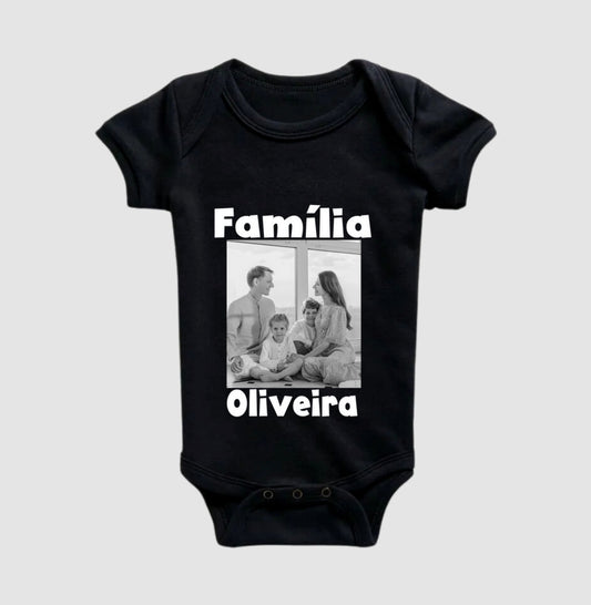 Body Infantil  Família - Foto Retrato