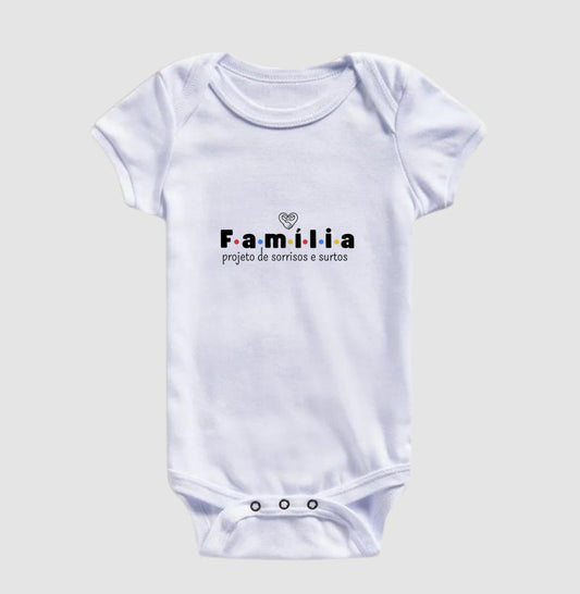 Body Infantil - Família Projeto de sorrisos e caos