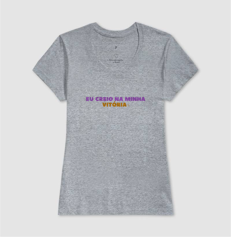 Camiseta Personalizada - Eu creio na vitória