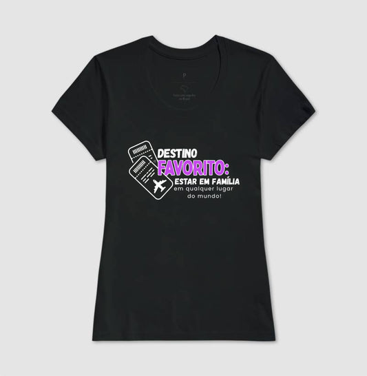 Camiseta Viagem Família meu Destino Favorito