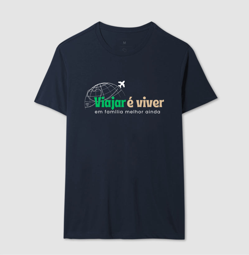 Camiseta Viajar é Viver