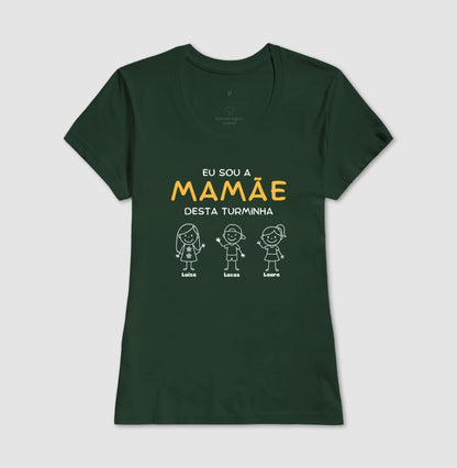 Camiseta Personalizada Eu sou a Mamãe desta turminha