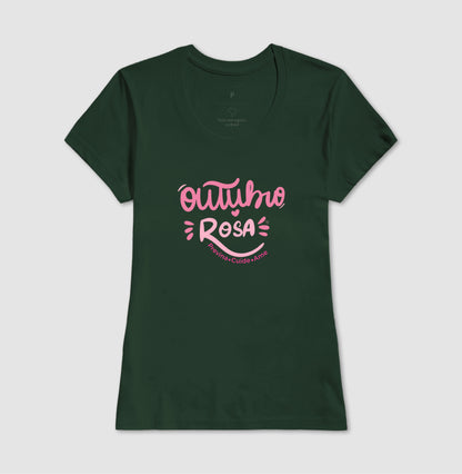 Camiseta Personalizada - Outubro Rosa