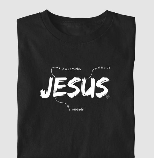 Camiseta Infantil - Jesus é o caminho, verdade e vida