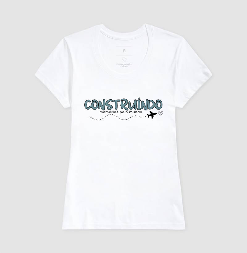 Camiseta Viagem Construindo Memórias pelo Mundo