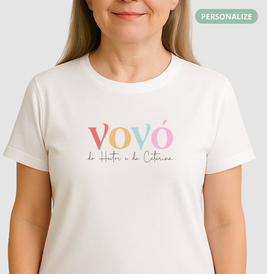 Camiseta - Vovó Colorida