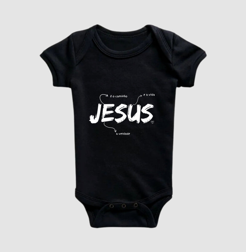 Body Infantil Jesus é o caminho, verdade e vida