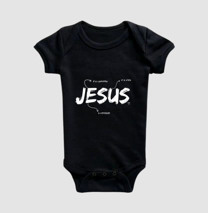 Body Infantil Jesus é o caminho, verdade e vida