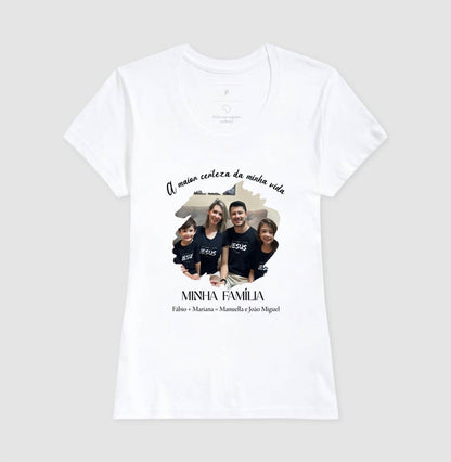 Camiseta Família - A Maior Certeza