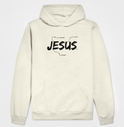 Moletom - Jesus é o caminho, verdade e vida