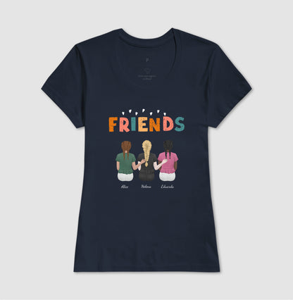 Camiseta Personalizada - Melhores Amigas