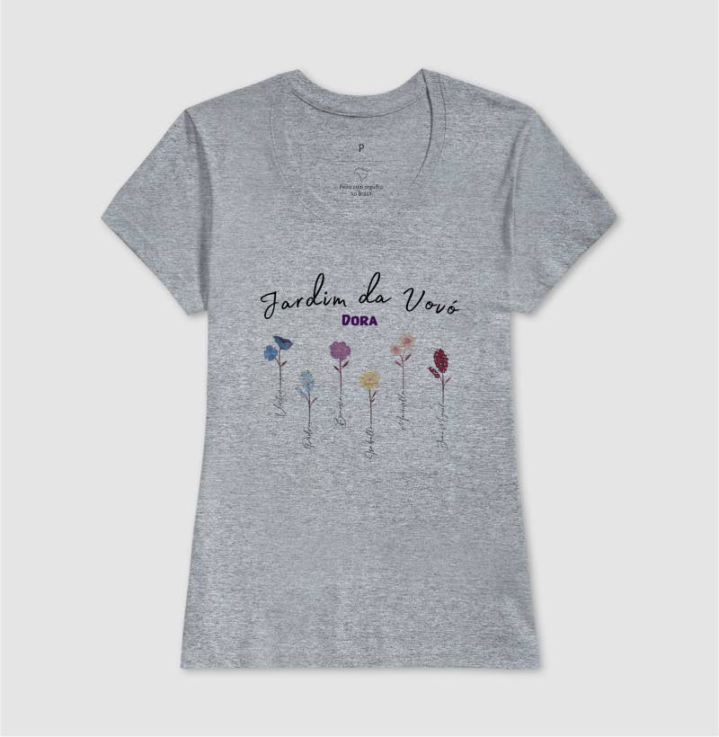 Camiseta Personalizada - Jardim da Vovó