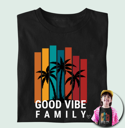 Camiseta Infantil - Família Good Vibe