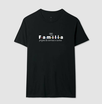 Camiseta Família - Projeto de sorrisos e caos