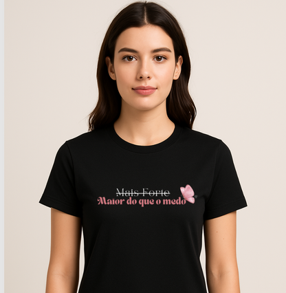 Camiseta Personalizada - Maior do que o Medo