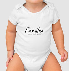 Body Infantil Personalizado Família