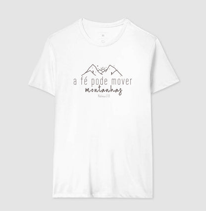 Camiseta A Fé pode mover montanhas