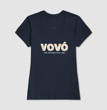 Camiseta Personalizada Vovó/ Bisavó Floral