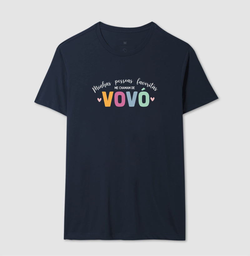 Camiseta minhas pessoas favoritas me chamam de vovó