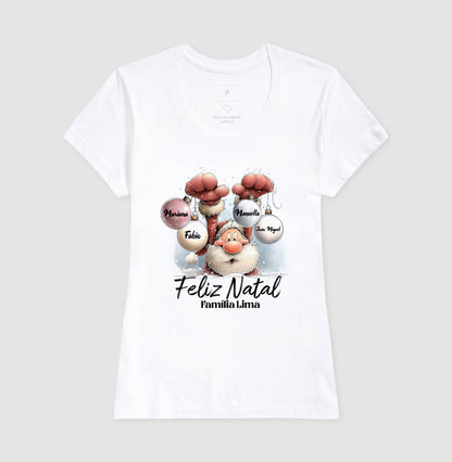 Camiseta Personalizada Natal Papai Noel