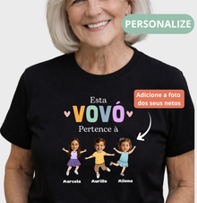 Camiseta Personalizada Divertida Vovó pertence à