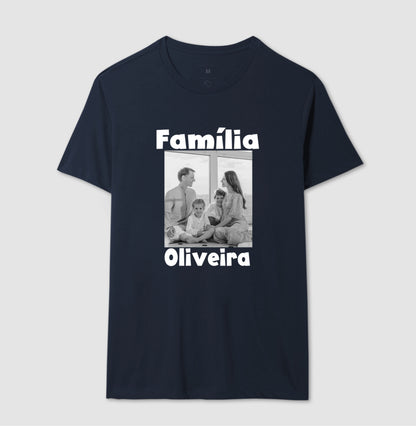 Camiseta Família - Foto Retrato
